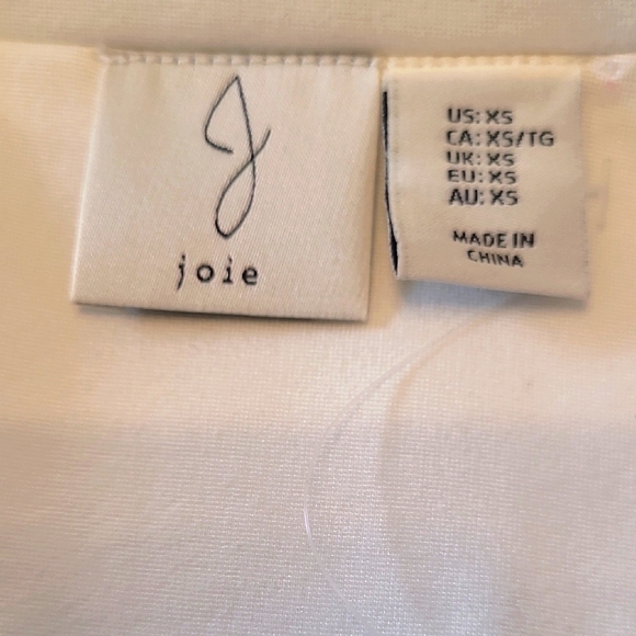 Anthropologie Joie Gold and White Textured Blazer - Picture 2 of 9